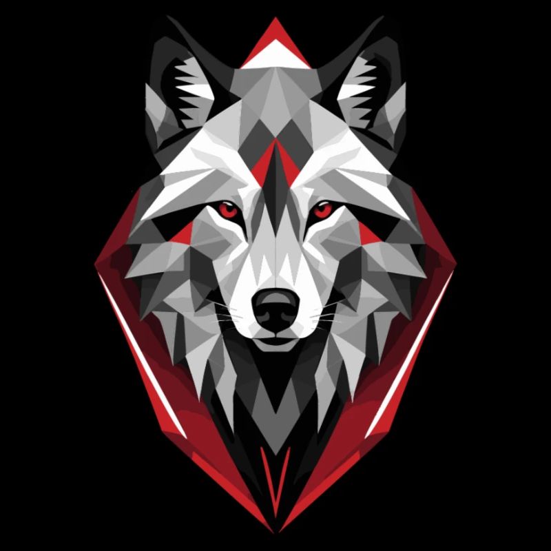 Geometrischer Wolf