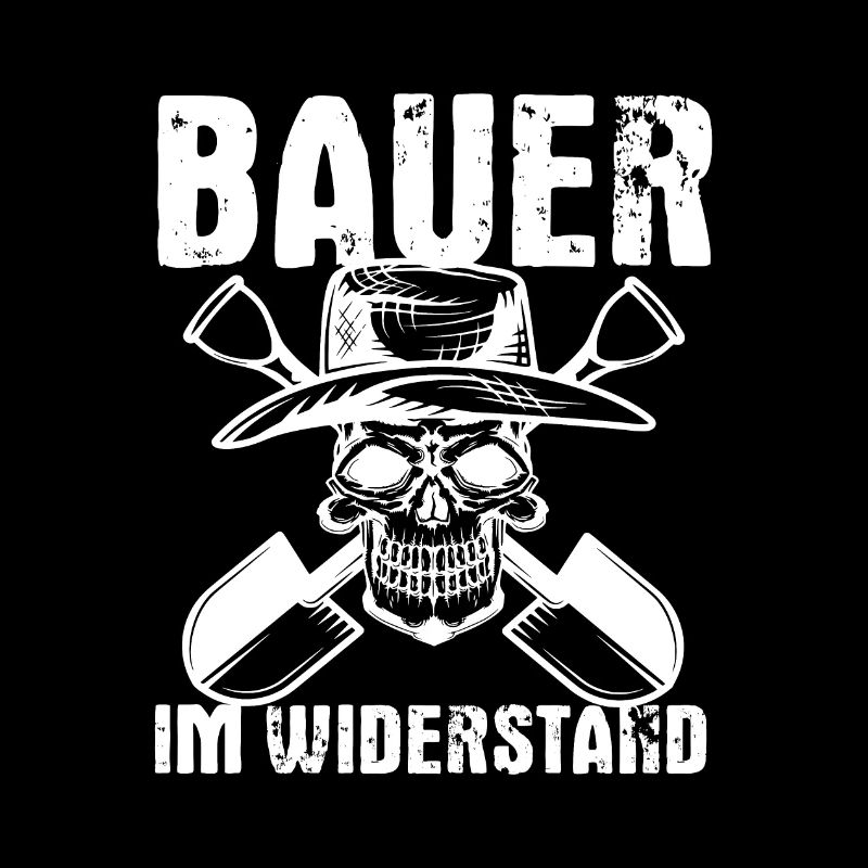 Bauer im Widerstand Landwirte Bauern