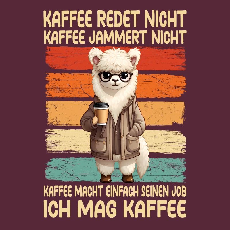 Coffee Don't Talk Coffee Don't Whine Llama