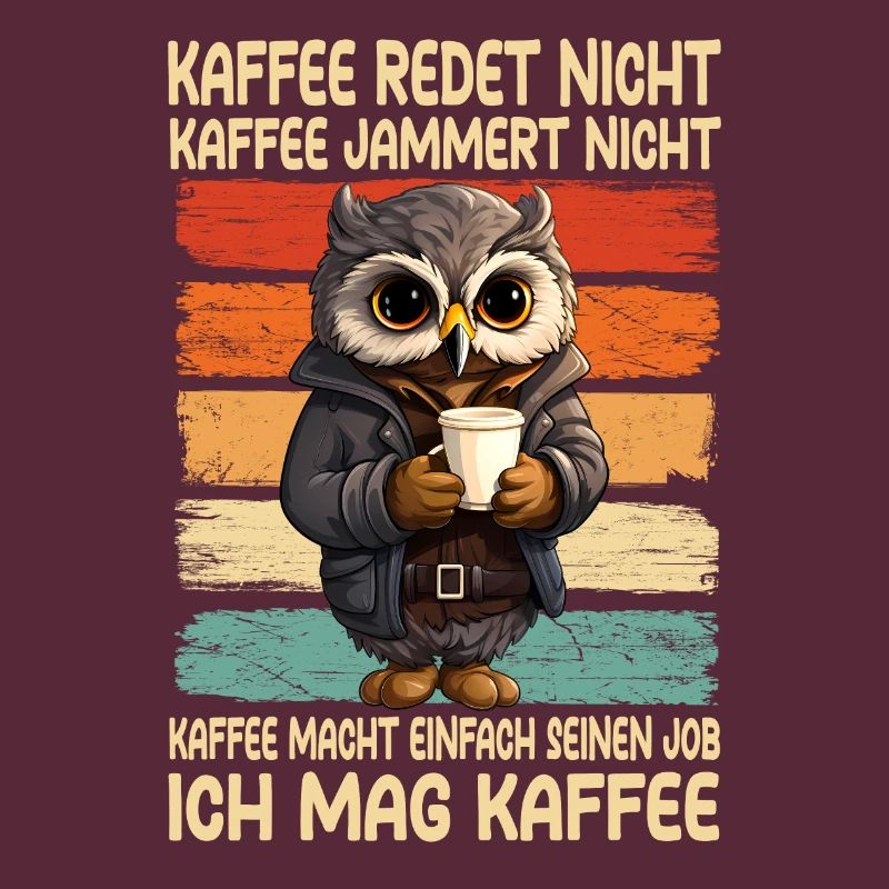 Kaffee Rede Nicht Kaffee Jammert Nicht Eule