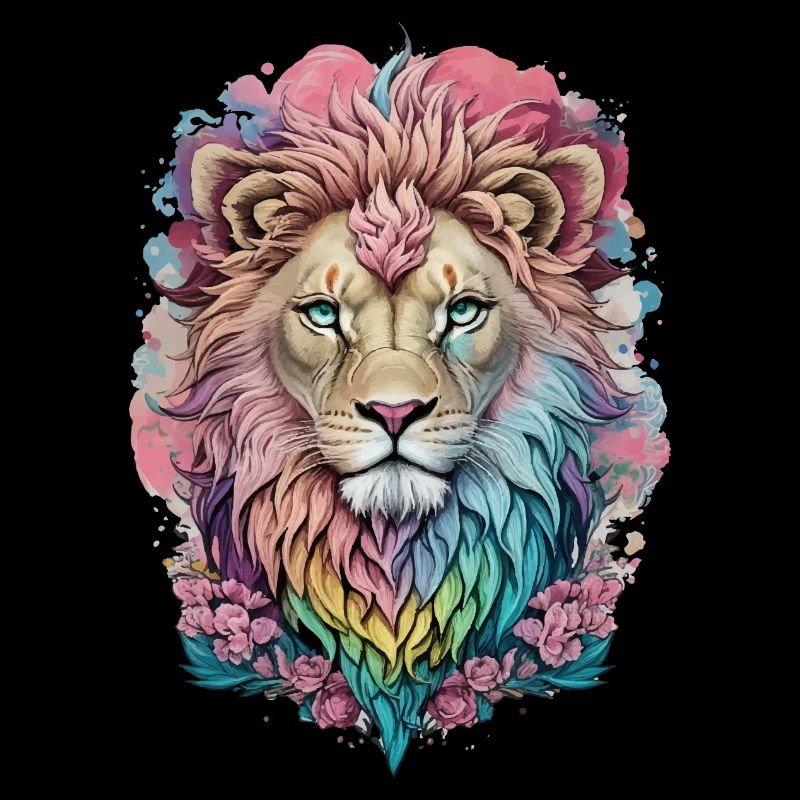Aquarelle Lion