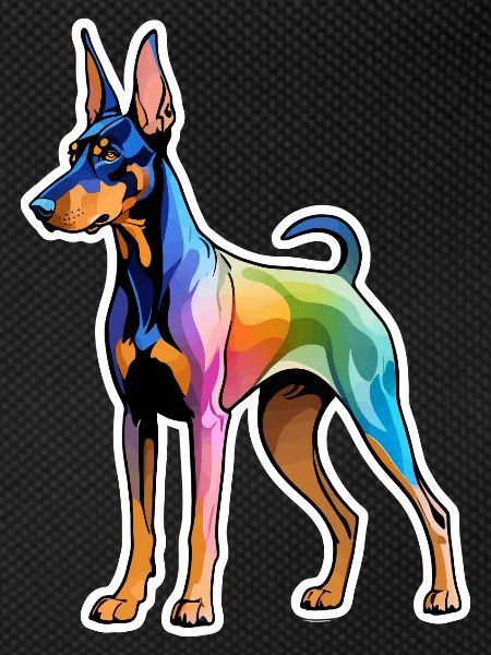 Doberman Aquarelles