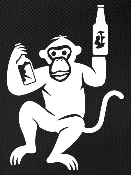 Monkey Beer Drunk