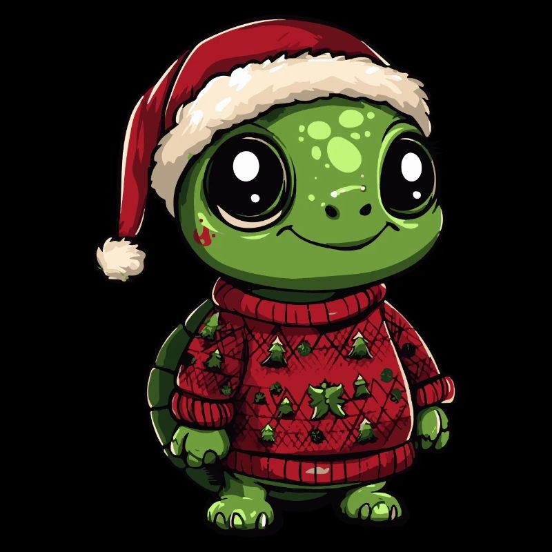 Noël tortue