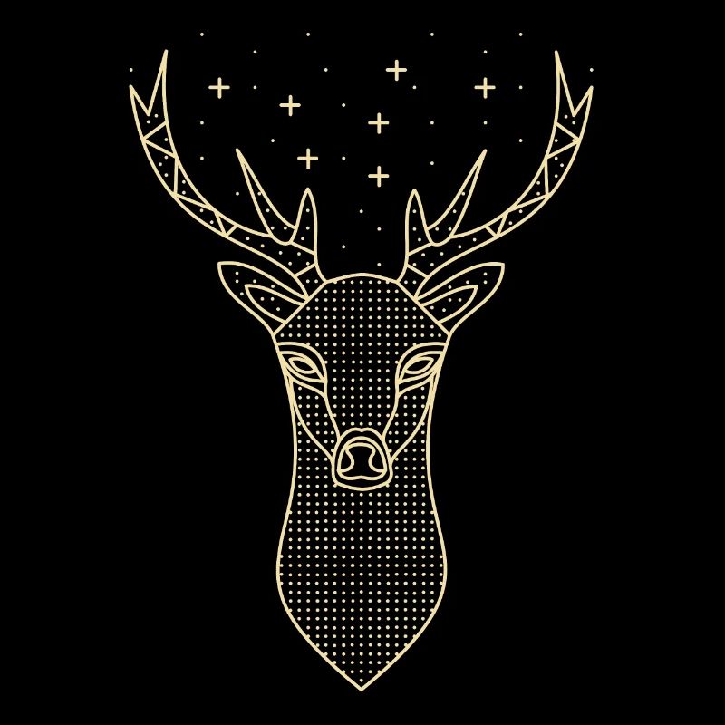 Deer Deer Antler Stars