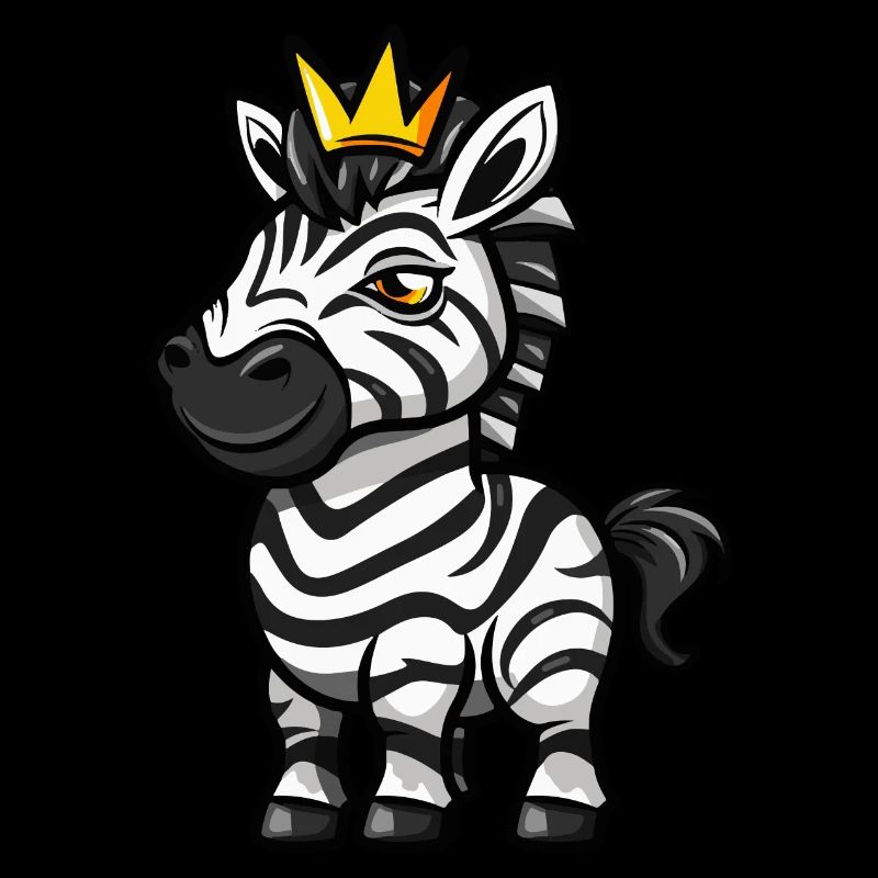 Zebra Cartoon Krone