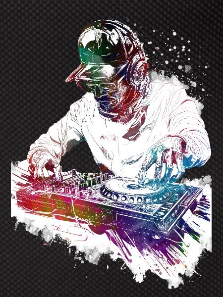 DJ music console