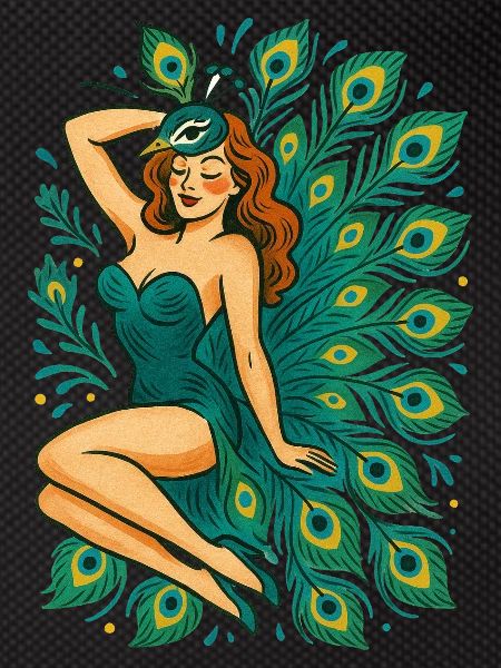 Peacock Pinup