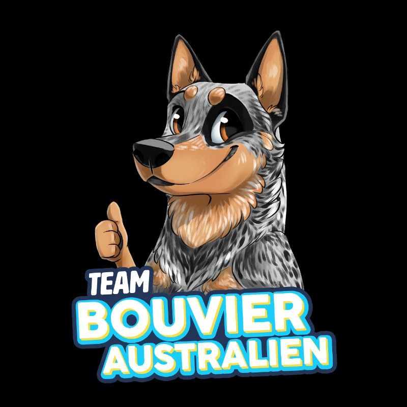 TEAM Australian Cattle Dog - Blau