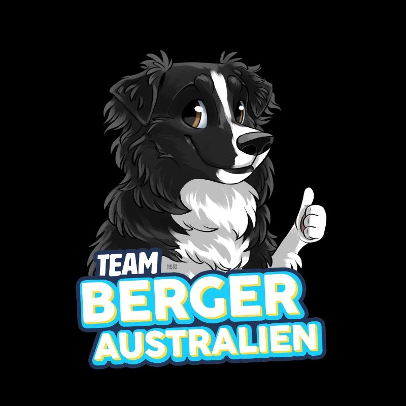 TEAM Australian Shepherd Dog - Black