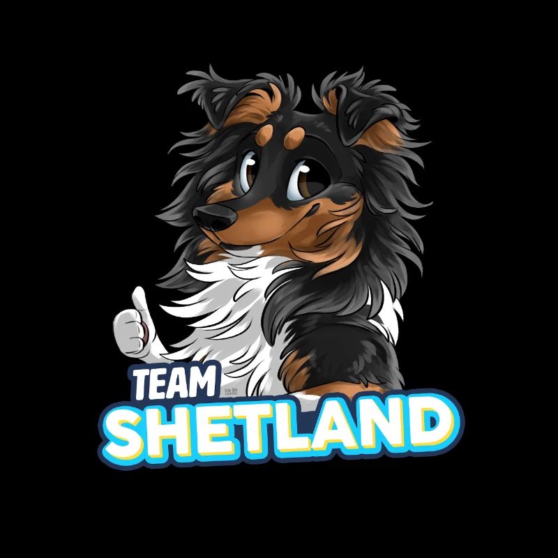 TEAM Shetland - Noir Tricolore