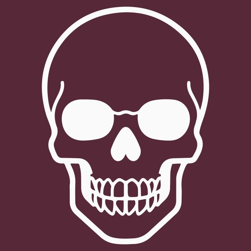 Minimalist Totenkopf Design