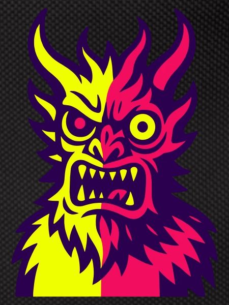 Pop Art Devil's Monster
