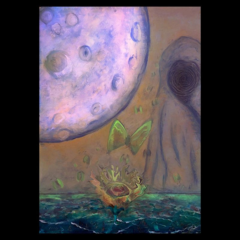 Illustration de paysage de rêve céleste