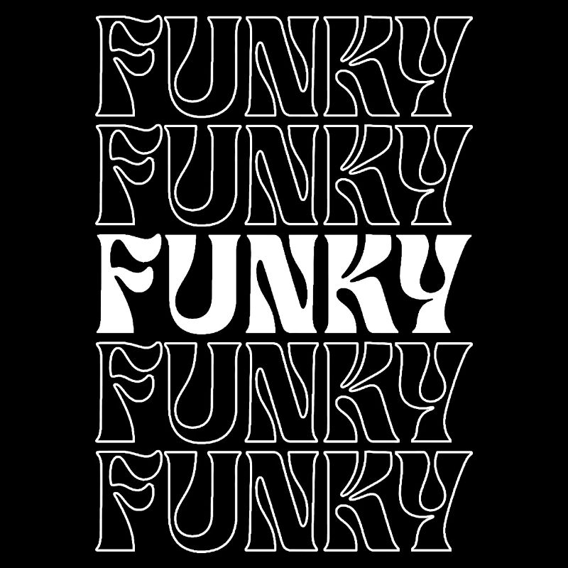 Funky wiederholendes Textmuster