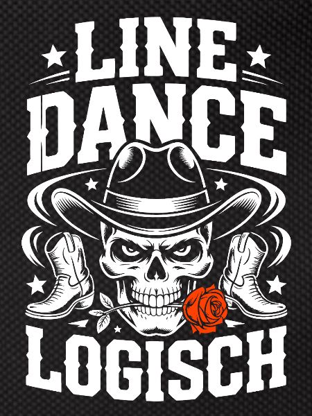 Line Dance Logical Skull