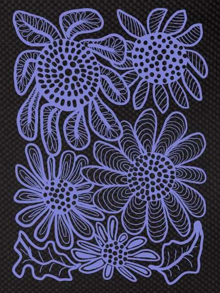Floral Linework Bloom