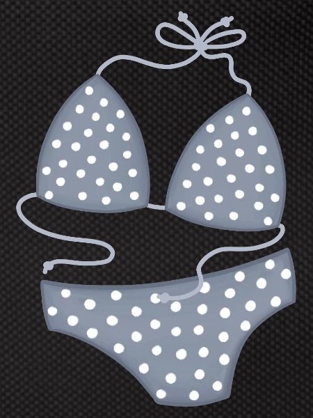 PolkaDot Bikini Muster