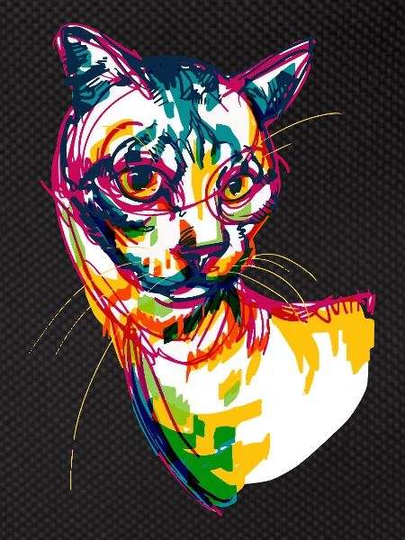 Neon Cat