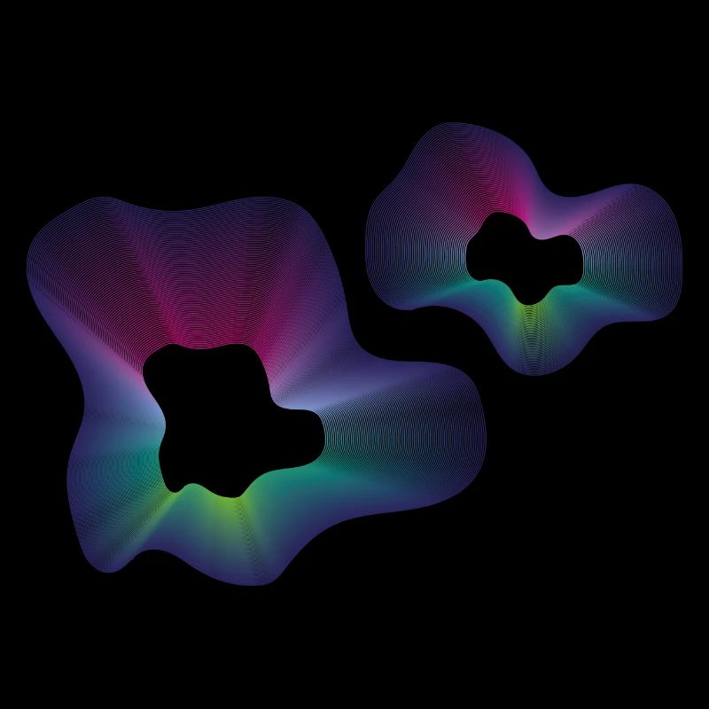 Abstraktes Neon Muster