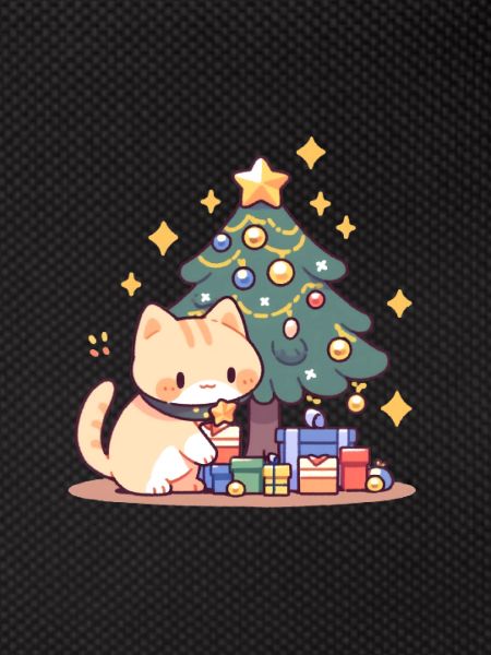 Cat Chritmas tree