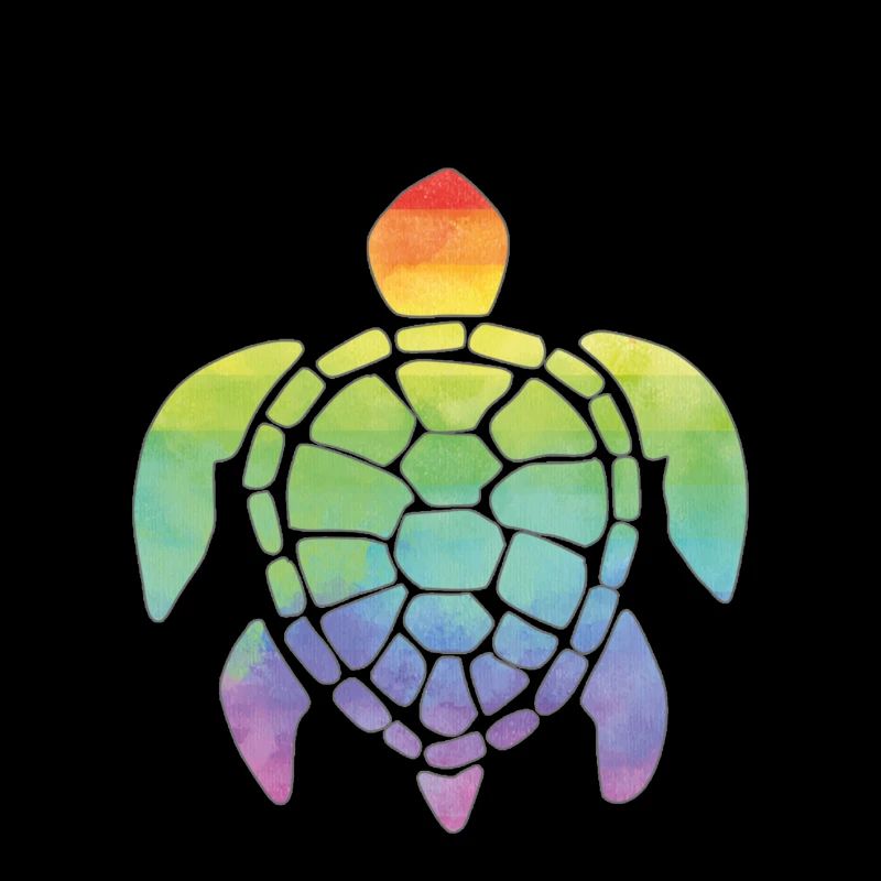 Rainbow turtle