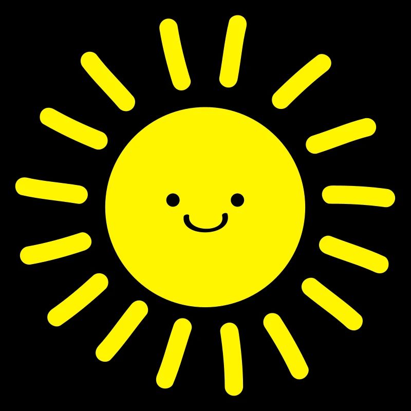 sourire au soleil