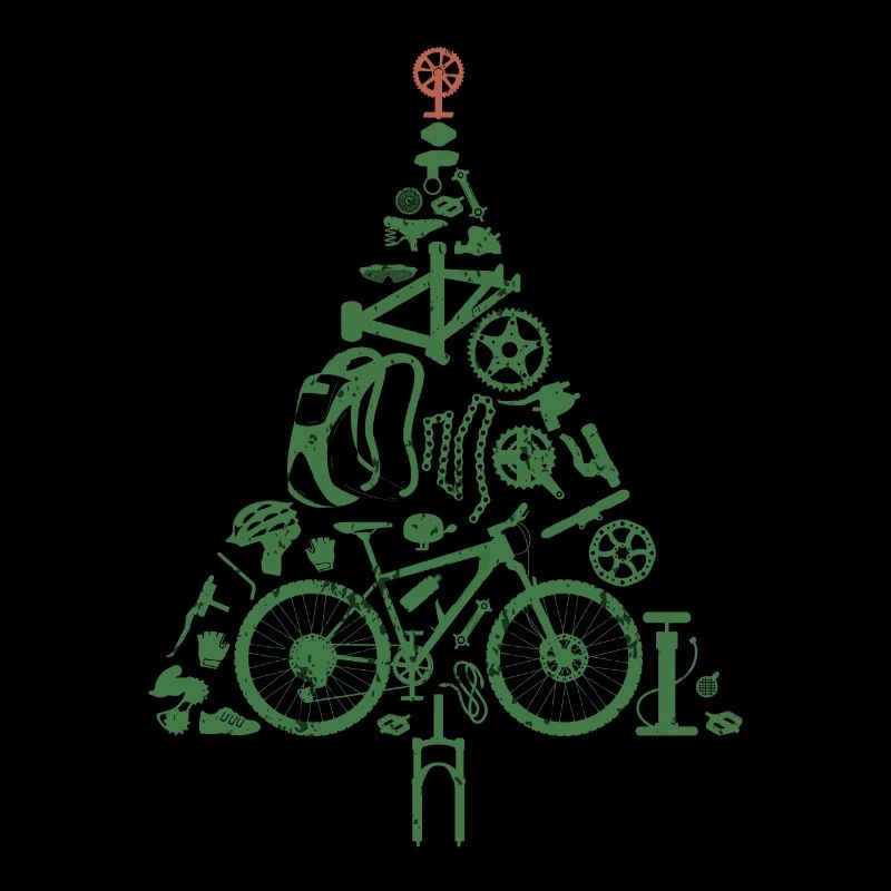 vélo sapin arbre de noël vélo