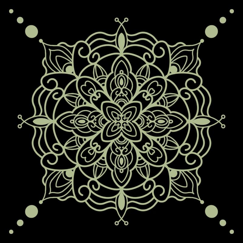Style Mandala - vert