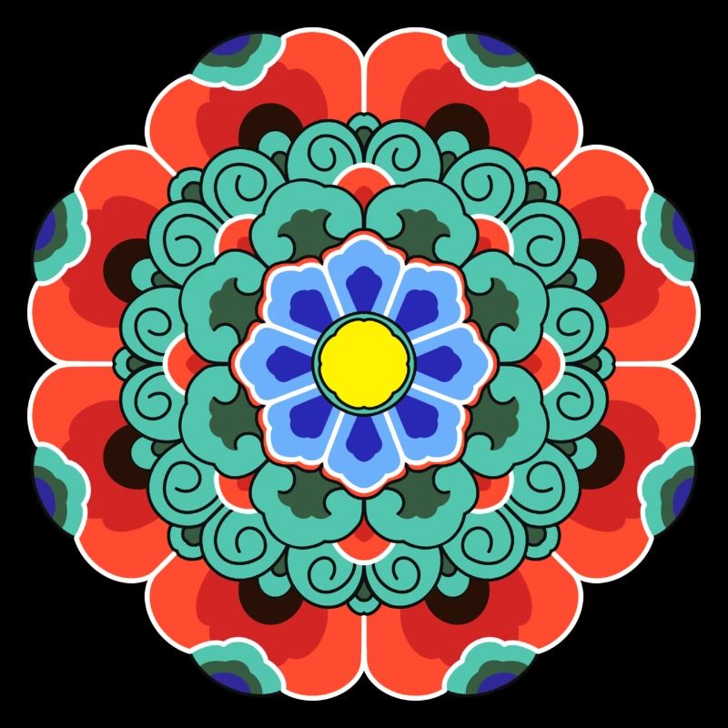 Dancheong 단청 - single