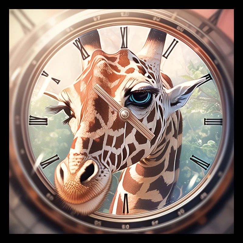 Die Giraffenuhr