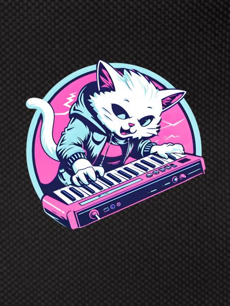 Synth Cat Flashy