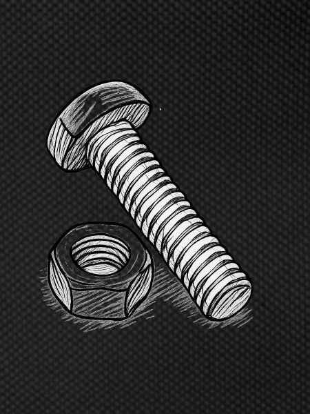 Screw and nut
