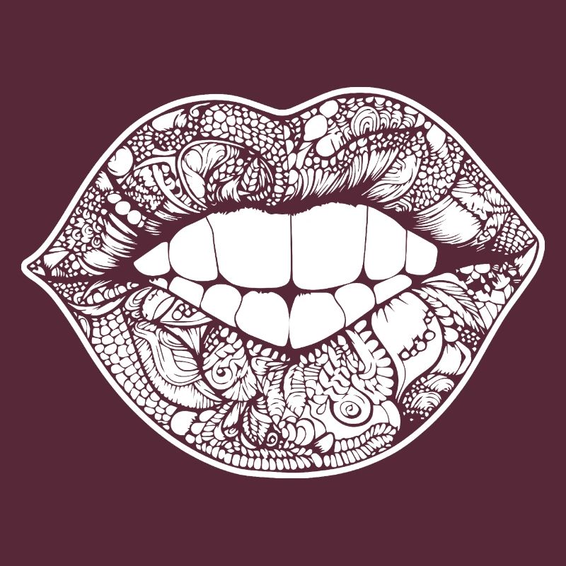Lèvres, bouche, baisers lèvres