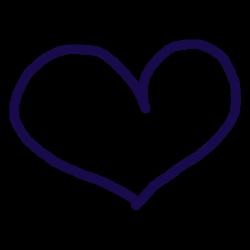 Schwarzes Herz Geschenkidee Herzchen