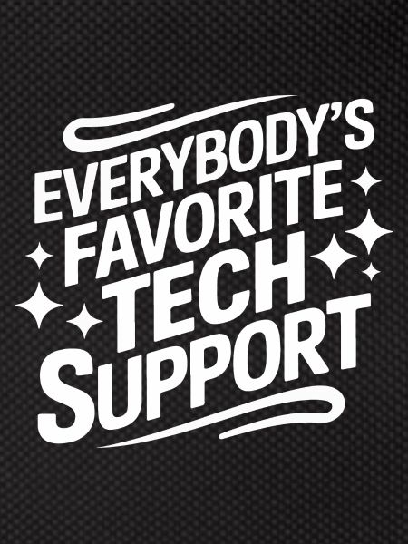 Technischer Support Computerfreak Nerd
