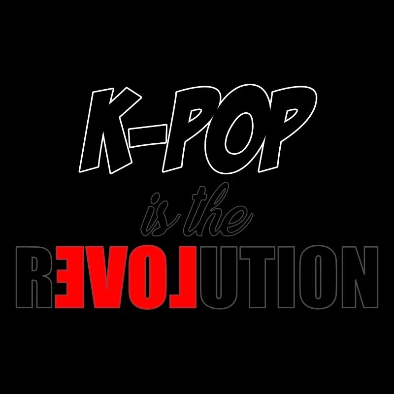 K-Pop is the revolution | kpop KPop Geschenkidee