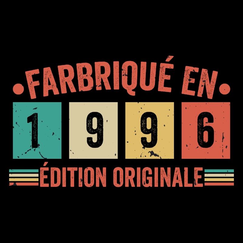 Fabriqué En 1996 édition Originale Cadeau d'anniv
