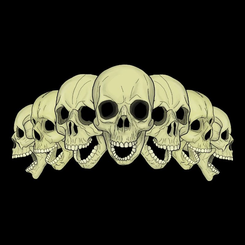 7 crânes