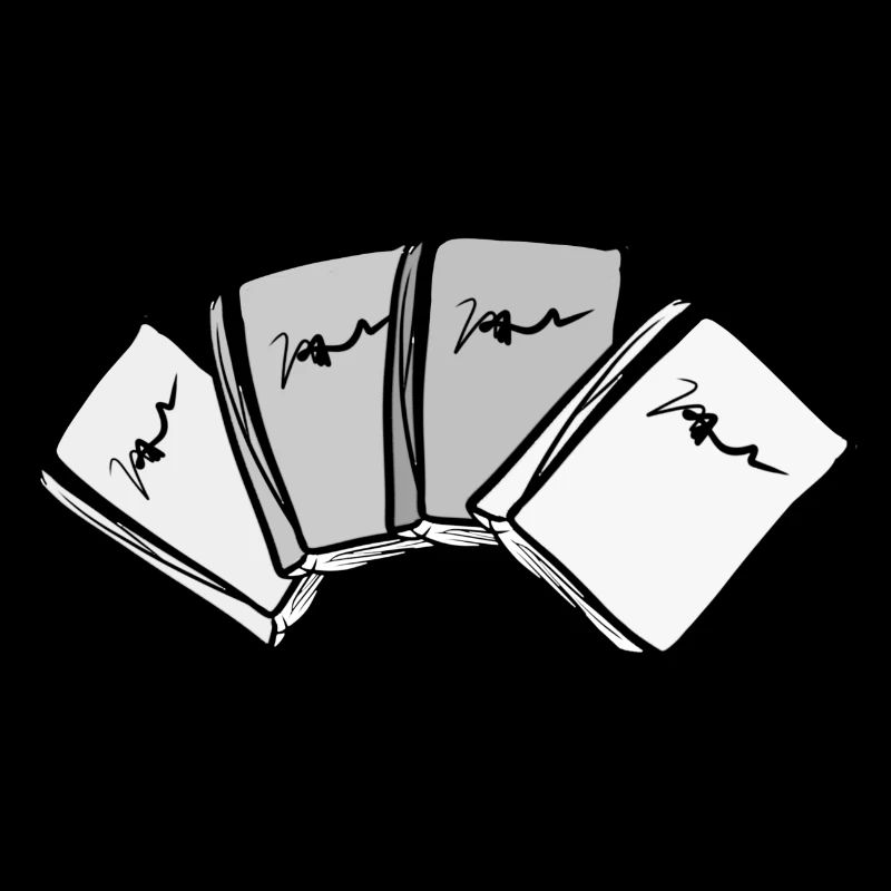 read four books cartoon