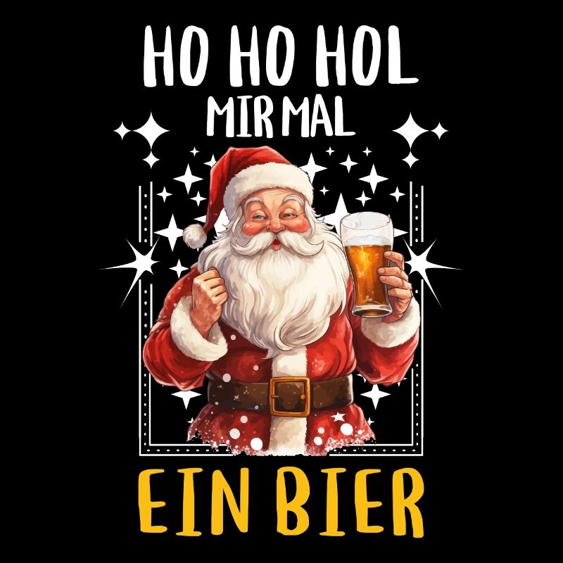 Weihnachtsmann Bier Saufen Alkohol Weihnachten