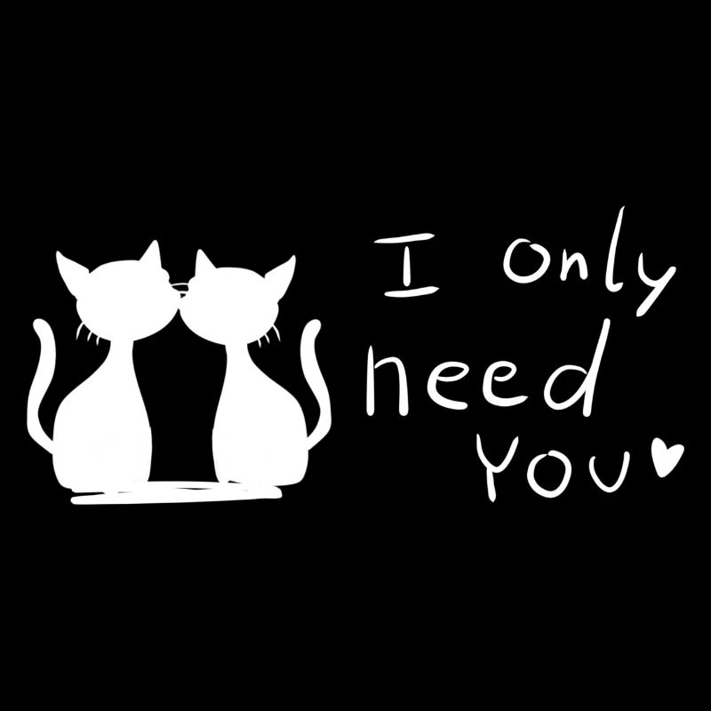 ich brauche nur dich liebe katzen