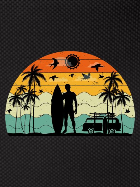 Surf retro sunset