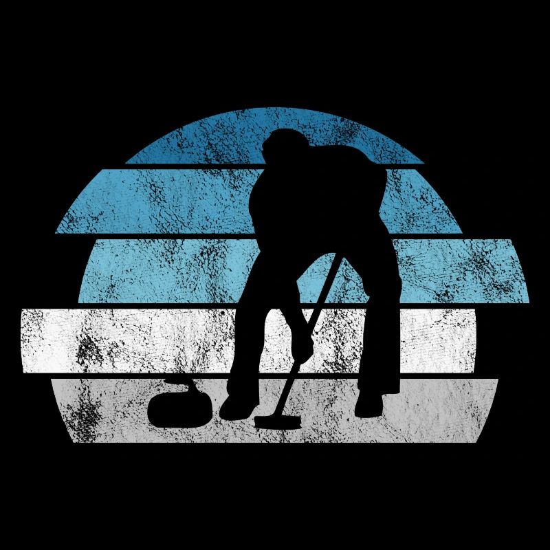 Curling sur glace Curling Retro Cadeau