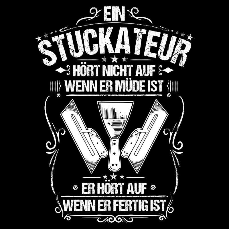 Stuckateur Gipser Stukkateur Verputzer Geschenk