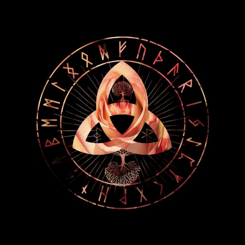 SYMBOLE RUNE - Triqueta Lebensbaum Baum des Lebens