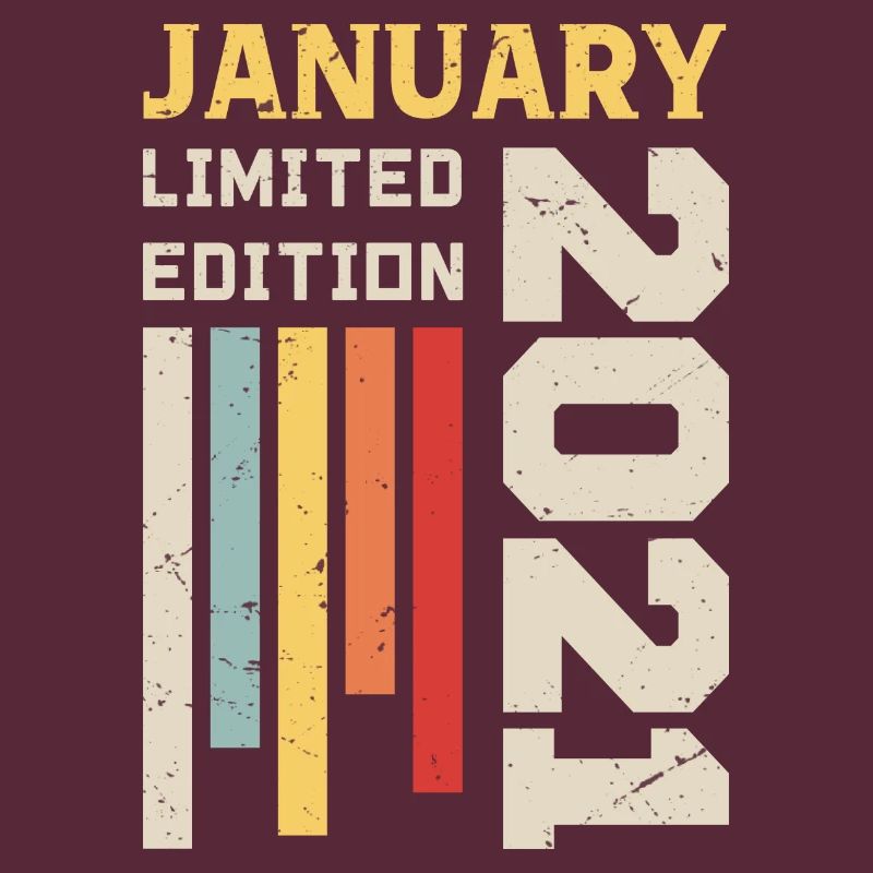Januar 2021 - Januar 2021 Geburtstagsgeschenk