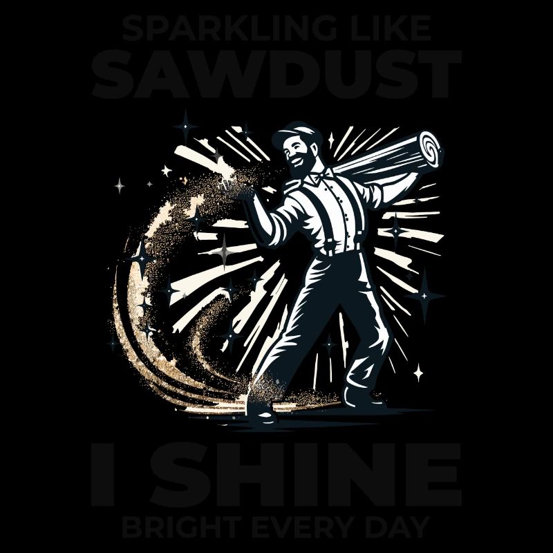 Bûcheron Menuisier Bûcheron Charpentier Sciure de bois