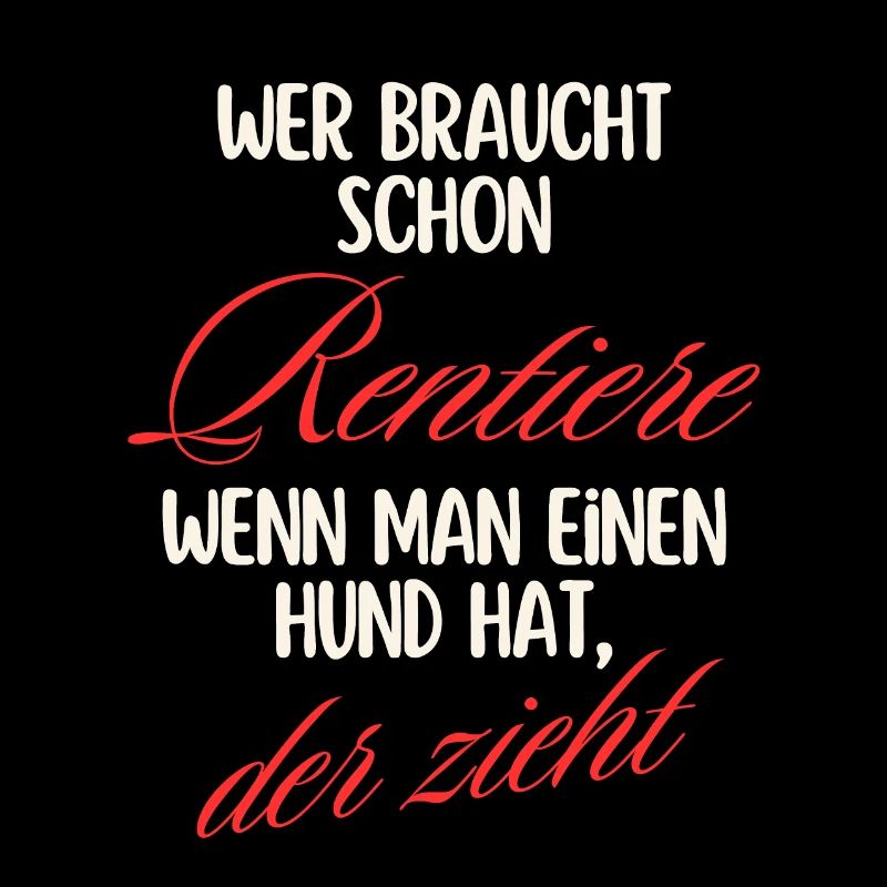 Who needs REINDEER when you have a dog, he pulls