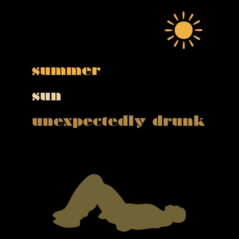 Été | Soleil | Accident de boisson | Drôle | Alcool